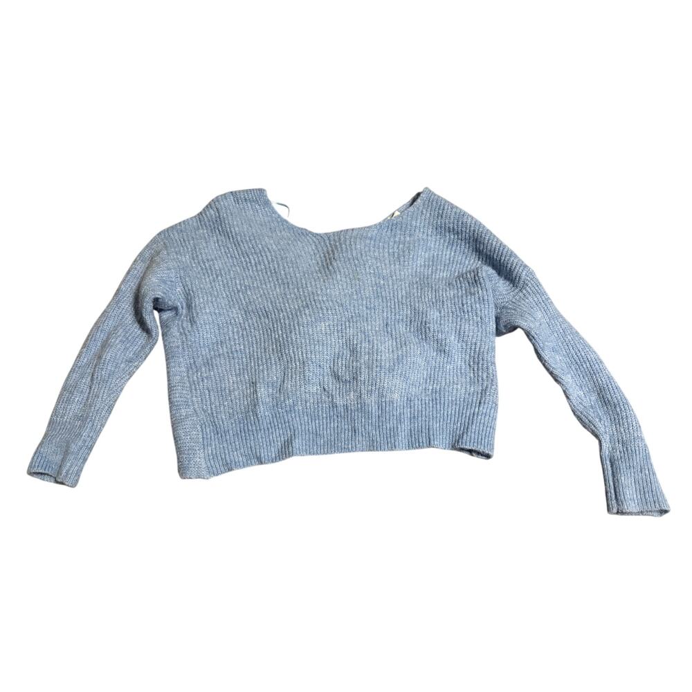 NWOT Anthro Bishop + Young Jocelyn Twist Back
Sweater Size Large Light Blue - Picture 2 of 6